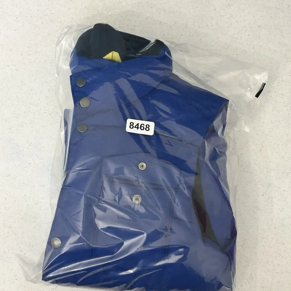 GAP Kids Vest Boys Large Blue Full‎ Zip Front Zipped Pockets Outdoors Preppy
